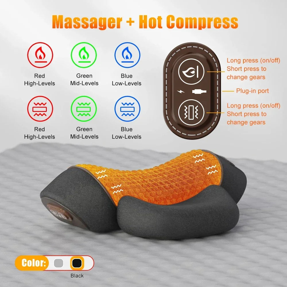Electric Cervical Neck Massager Pillow