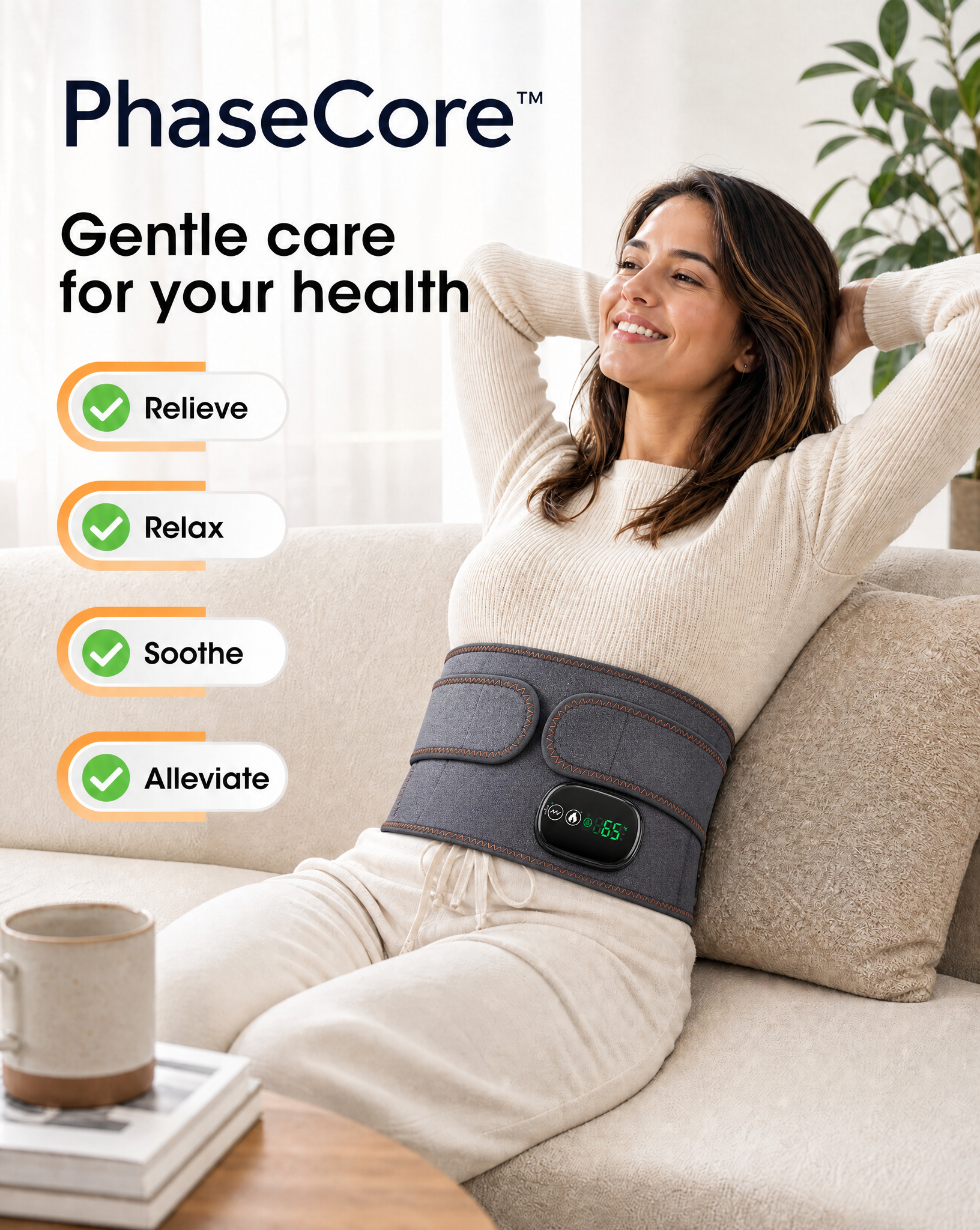 PhaseCore™ Heated Lumbar Recovery Belt