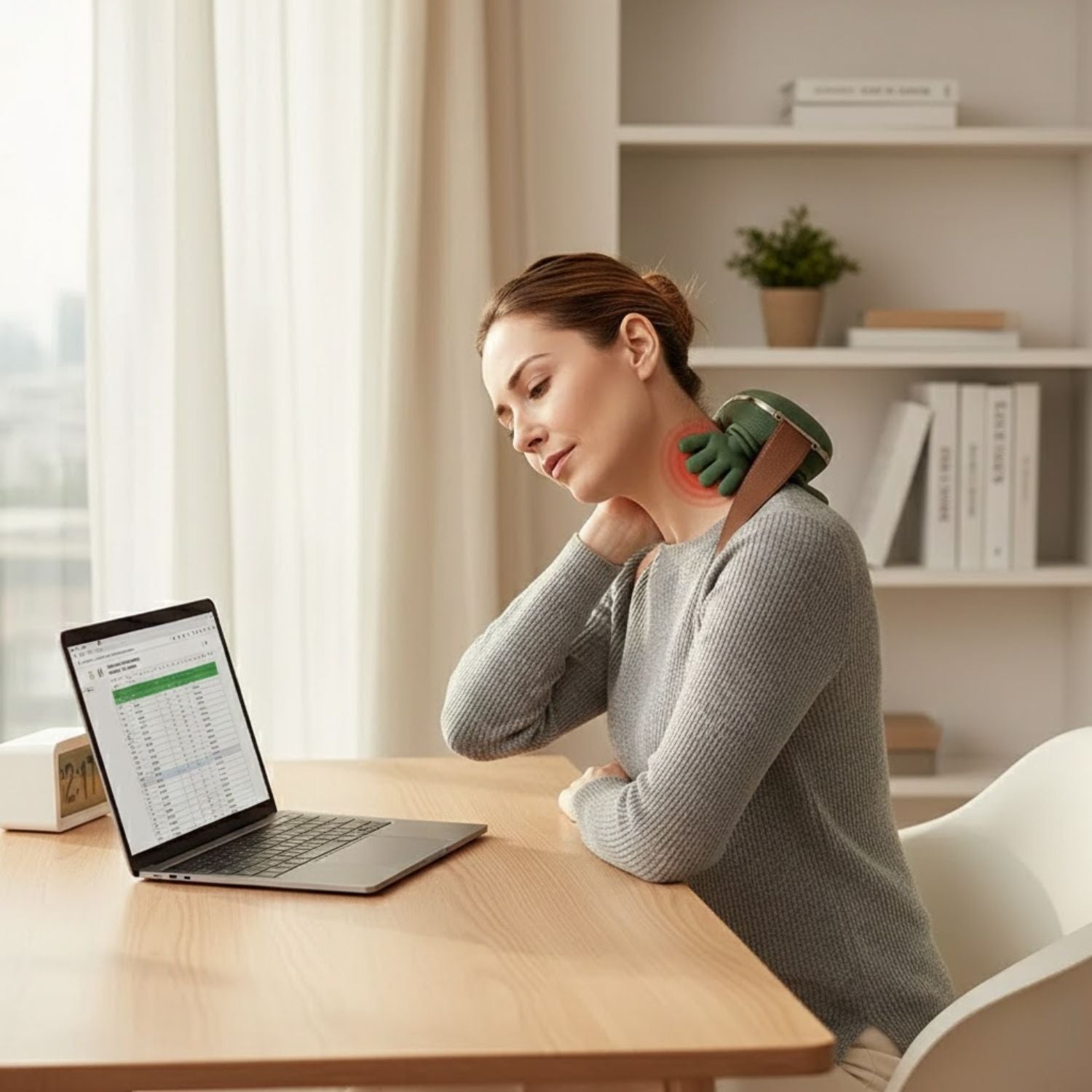 Heated Neck & Shoulder Recovery Massager